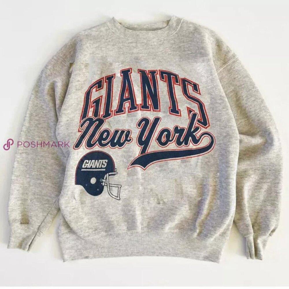 New York Giants Retro Nfl Football Ash Unisex Sweatshirt